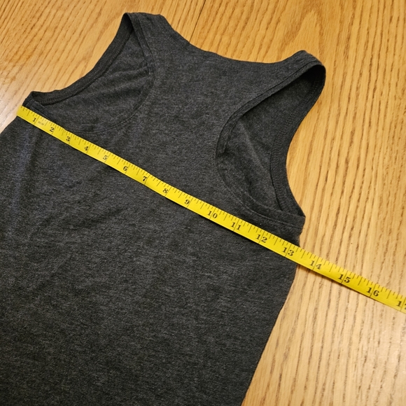 💵3/$20 Racerback Girls Grey Tank Top  SZ 12 - Picture 6 of 7